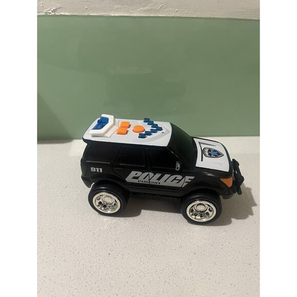 POLICE CRUISER “Lights & Sounds” Max.Action, Friction Motor LOT MES 809 - Picture 1 of 4